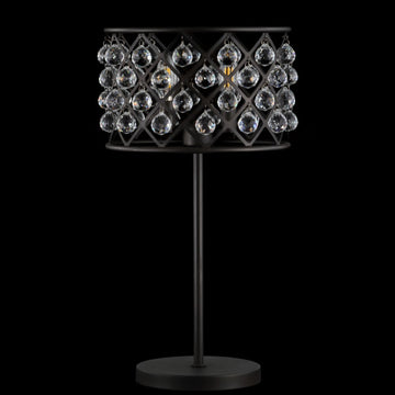 Gabrielle 22.5" Metal/Crystal LED Table Lamp - JONATHAN Y